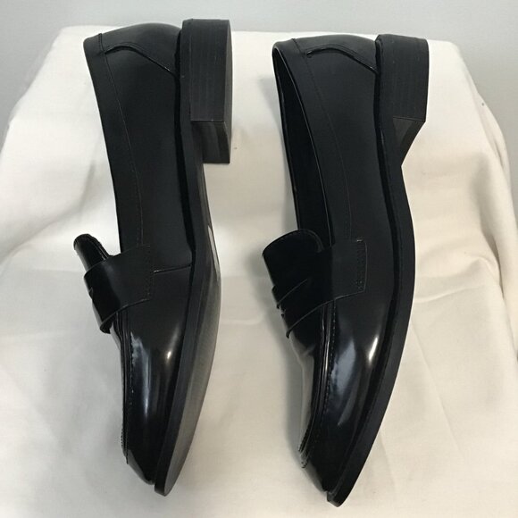 Asos Design Faux Patent Leather Mail Loafer Size 9 - Picture 9 of 11